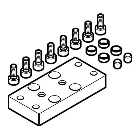 Festo Adapter Kit HMSV-76 HMSV-76